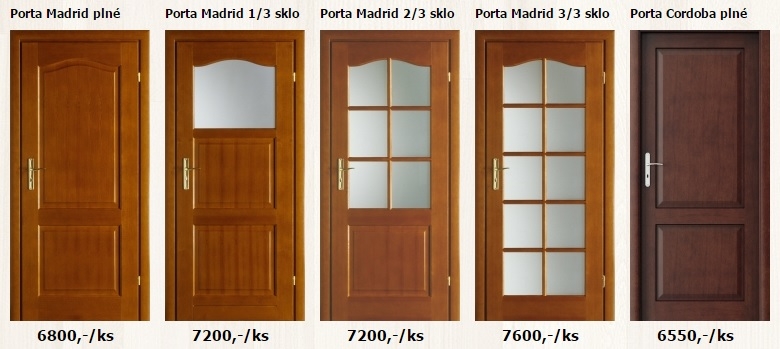 Dýhované interiérové dveře - www.plancher.cz