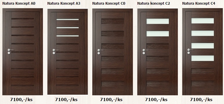 Dýhované interiérové dveře - www.plancher.cz