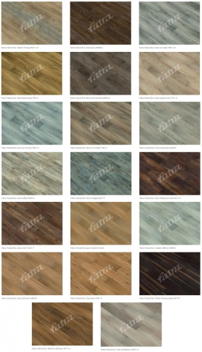 Plovoucí vinylové podlahy Fatra Click - dekory