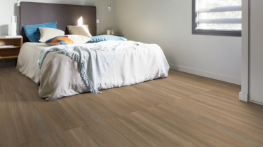 Vinylová podlaha Gerflor Creation 55 Clic Bostonian Oak 0871 v ložnici