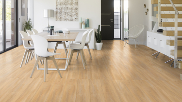 Vinylová podlaha Gerflor Creation 55 Clic Bostonian Oak Honey 0851 v jídelně