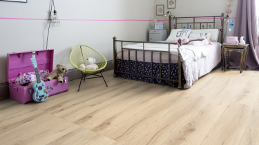 vinylová podlaha Gerflor Creation 55 Clic Cedar Pure 0849 v dětském pokoji