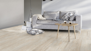 Vinylová podlaha Gerflor Creation 55 Clic White Lime 0584 v obývacím pokoji