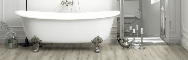 Vinylová podlaha Domestic 5982 Natural oak washed v koupelně