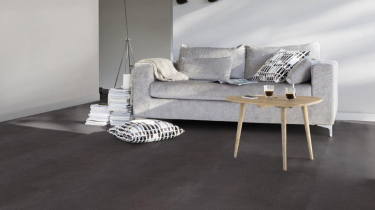 Gerflor DESIGNART Home Butterfly Elite Dark v obývacím pokoji