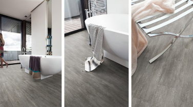 Gerflor Rigid 55 Lock Acoustic 0010 CARTAGO v koupelně 