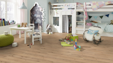 vinylová podlaha Wineo Purline 1200 wood XL - Announcing Fritz PL271R v dětském pokoji