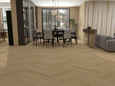 Vinylové podlahy Winflex Chalet - Chevron 30°- 1230 DUB SAVANNAH